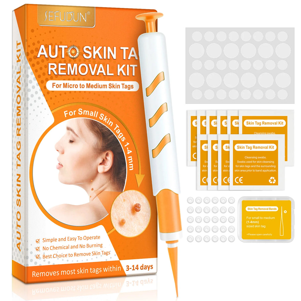 Dual Head Wart Removing Pen Set Auto Skin Tag Remover Painless Mole Wart Skin Tag Removal Kit Skin Care Beauty Tool Hot Sale
